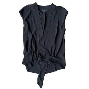 {Trouve} Nordstrom Surplice V Neck Wrap Top